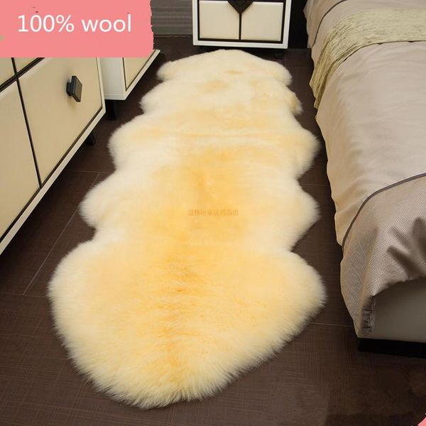 

100% real sheepskin wool luxury thicken soft shaggy area rugs and carpets for living room chair cover home floor mats decoration