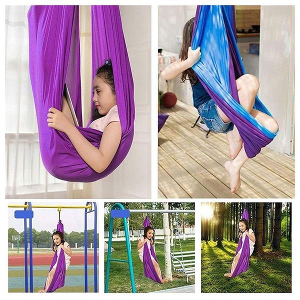 

shade sensory swing yoga children's elastic hammock for children teens adults