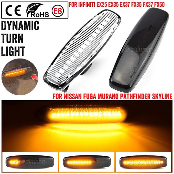 

dynamic led side mirror signal light for infiniti ex25 ex35 ex37 fx35 fx37 fx50 g25 g35 g37 q40 q60 q70 qx50 qx70 m25 m37 jx35 emergency lig