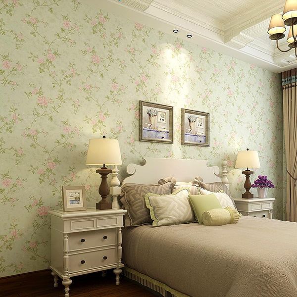 

wallpapers wall papers home decor rustic floral wallpaper roll pvc living room mural for walls bedroom papel-de-parede