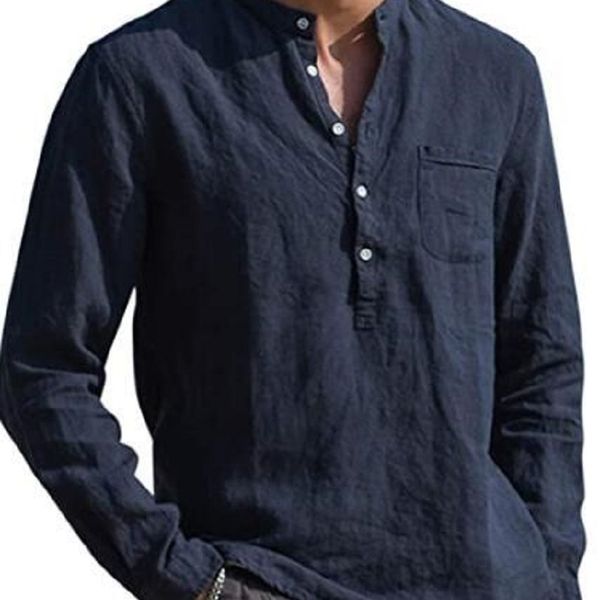 

qiwn 2021 man summer shop linen men shirt plus maten, White;black