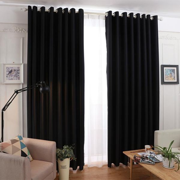 

curtain & drapes modern blackout curtains for window blinds living room,black,gray,coffee,beige
