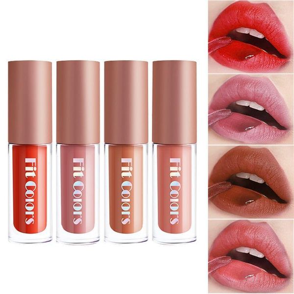 

color lip gloss set silky matte waterproof non-stick cup long-lasting liquid lipstick makeup1