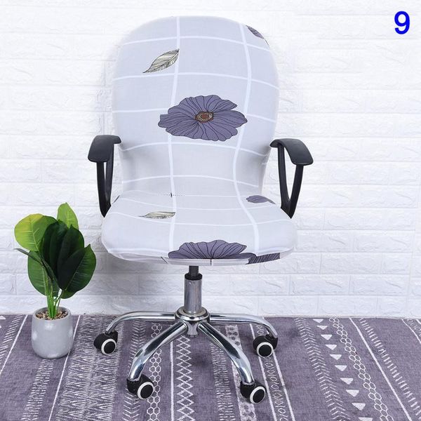 

swivel chair cover elastic removable printed for computer office dfds889 covers