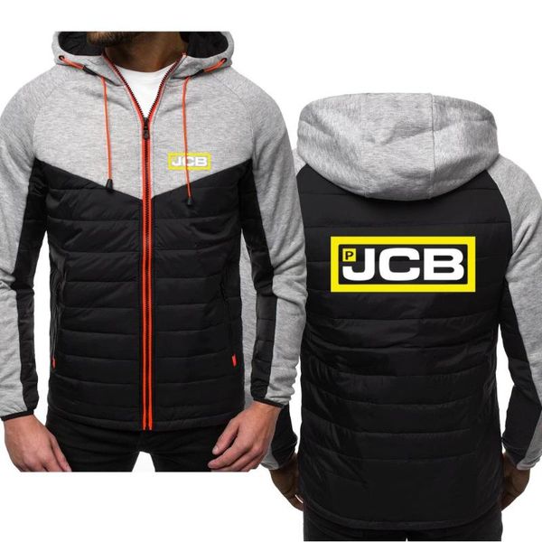 

men's jackets 2021 spring and autumn -selling hoodie jcb logo sweater casual fashion zipper jacket clothes, Black;brown