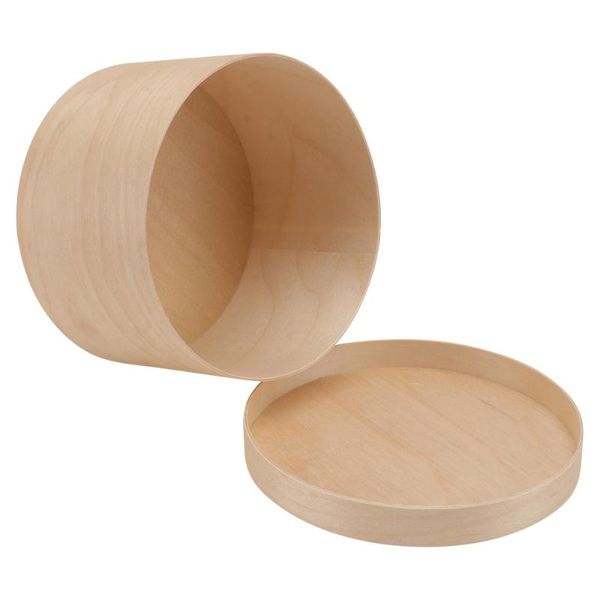 

gift wrap 1pc cheesecake packing box round food packaging wooden wrapping case