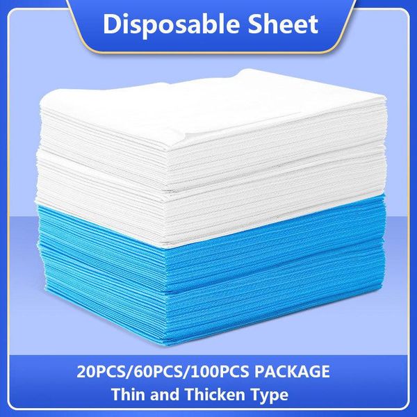 

disposable bed sheet massage table sheets beauty salon spa travel el thin thicken non-woven fabric 80x180cm 80x190cm & sets