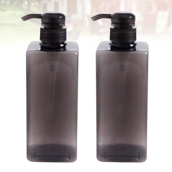 

pcs 600ml shower bottles containers pump refillable shampoo container liquid bottle for home bathroom (bla storage & jars