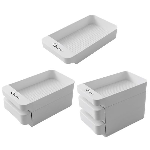 

storage bottles & jars drawer type egg box rack display holder container refrigerator home organizer