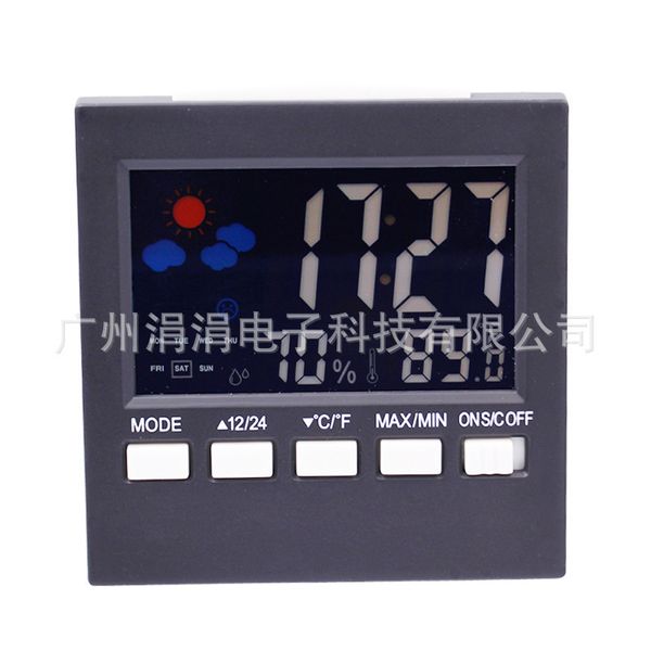 

thermometers electronic thermohygrometer weather forecast alarm clock calendar thermohygrometer color backlight home room