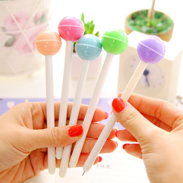 

6pieces/lot 2019 listing lollipop shape fountain pen various colors school student office stationery fountain pen