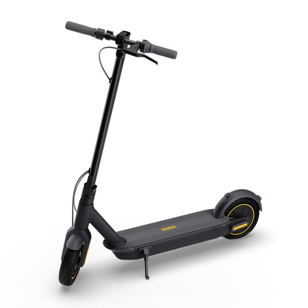 

eu stock original ninebot by segway max g30 smart electric scooter bikes foldable kickscooter dual brake skateboard g30p with app, Silver;blue
