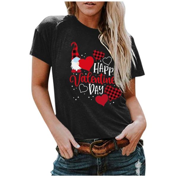 

women's t-shirt fashion tshirts cute love print short sleeve casual summer harajuku pullover female t shirt mujer camisetas 2021, White