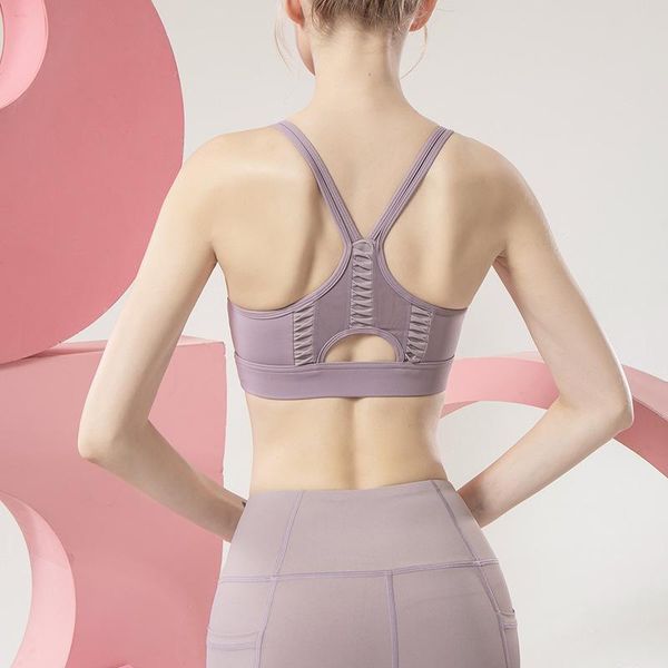 

gym clothing pure colored women's workout sports bra high elasticity yoga vest quick dry running 2021, White;black