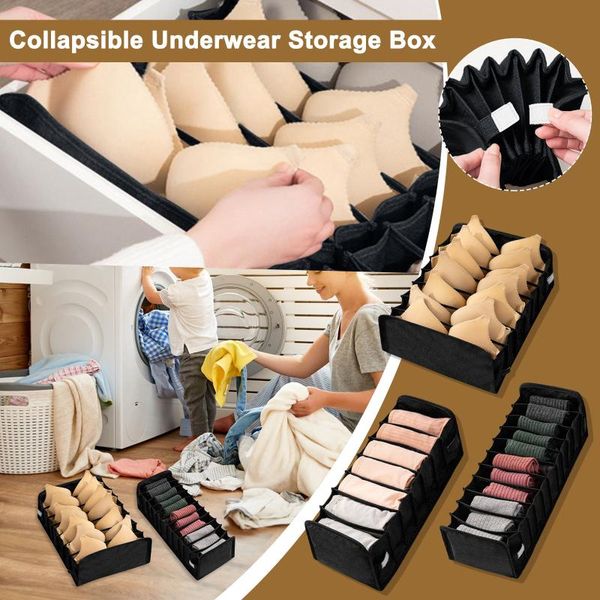 

storage drawers collapsible compression underwear box bra panties socks organizer ropa interior shorts organizador g#