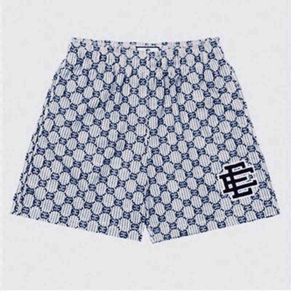 

mens summer fashion eric emanuel shorts luxury ee short newyork city skyline designer running jogging fitness quick dry loose women gym mesh, White;black