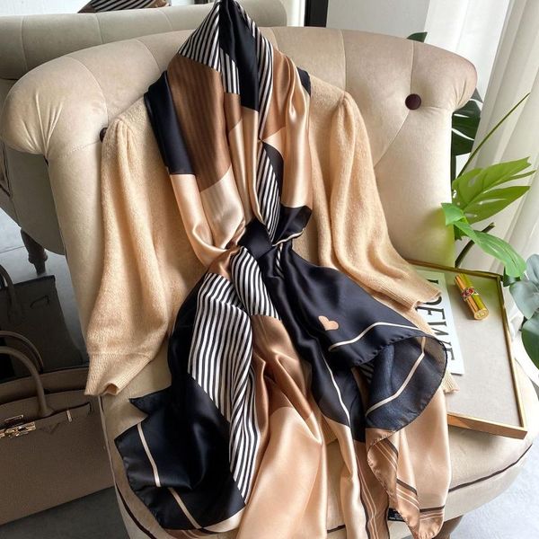 

spring women silk scarf fashion flower print summer sunshade beach towel shawls female foulard wrap stole hijabs scarves, Blue;gray