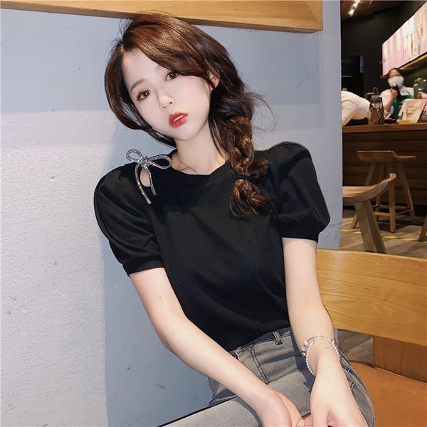 

polos ytx493 summer strapless arc design short, White