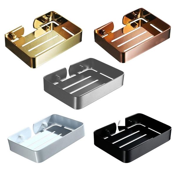 

stainless steel soap holder bathroom shampoo basket shelf wall mounted dish rack box dishes
