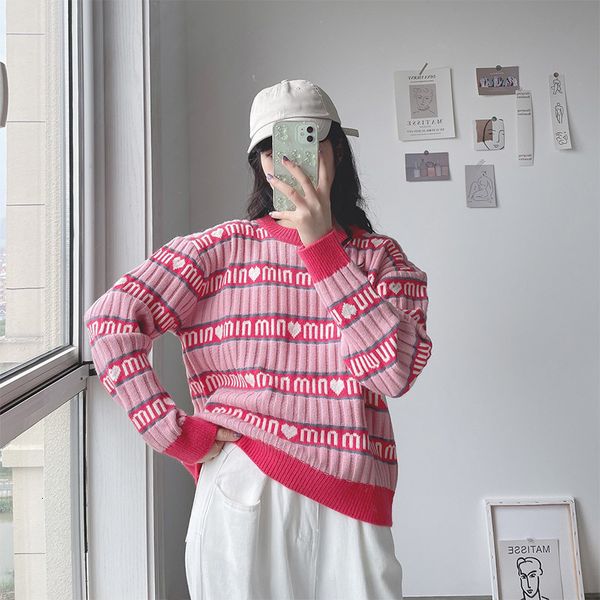 

women's sweaters pink female mesh sweater autumn card loose long sleeve winter sweaters sweet pullover jumper ladies ik8c, White;black