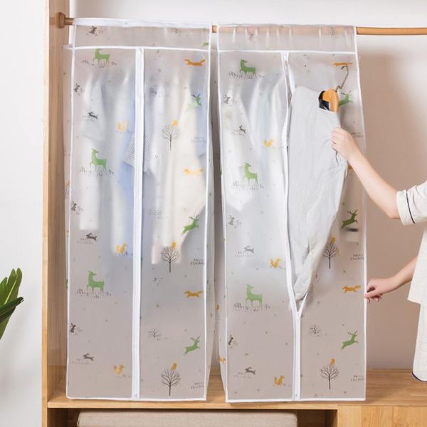 

clothing & wardrobe storage 90cm/110cm long dust cover clothes hanging organizer protector case dustproof