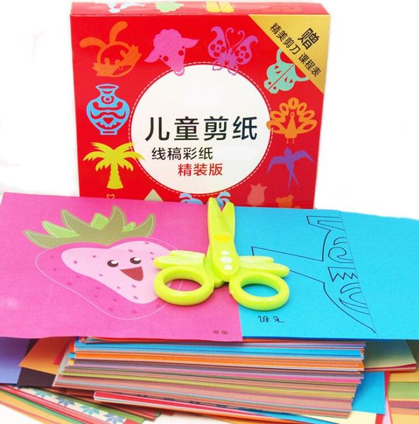 

96 sheets handmade paper cut book craft paper children diy handmade book scrapbooking paper toys for kids learning toys wyq