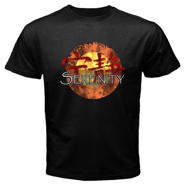 

New Serenity Firefly Retro Movie Simbol Men's Black T-Shirt Size S-3XL, White;black