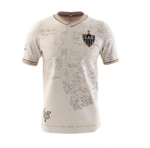 

2122 atletico mineiro home men soccer jersey special edition 21 22 fred cazares otero moura elias robinho valdivia adilson santos football s, Black;yellow
