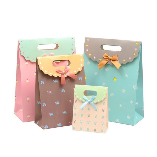 

gift wrap 10pcs candy bags merry christmas guests packaging boxes party decor