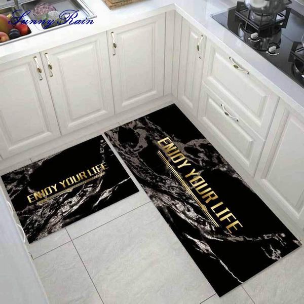 

sunnyrain 1-piece kitchen rugs area rug and carpets for bathroom slip resistant