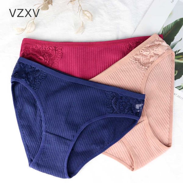 

women's panties comfortable breathable cotton s low-rise underpants ladies floral lace pantys skin-friendly lingerie, Black;white