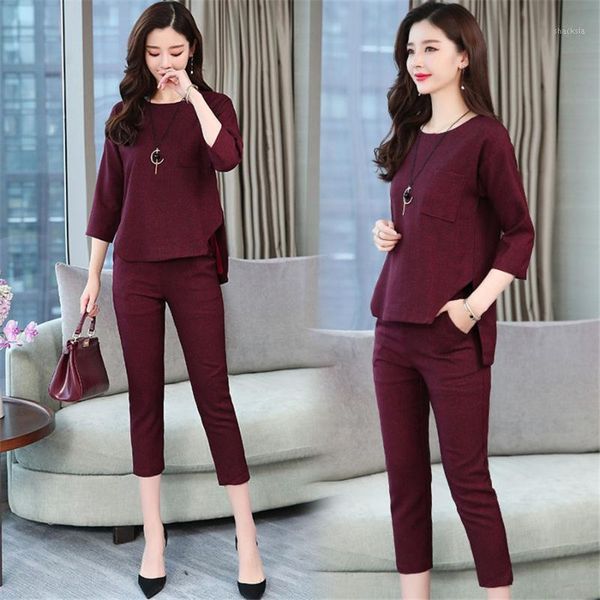 

women set 2021 spring tracksuit casual clothes office lady streetwear two piece sets women's tracksuits, Gray