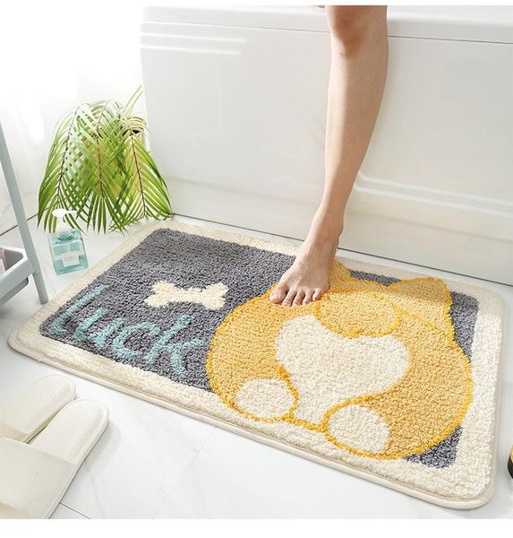 

bath mats bathroom rug set cartoon home bedroom door mat household toilet water absorption