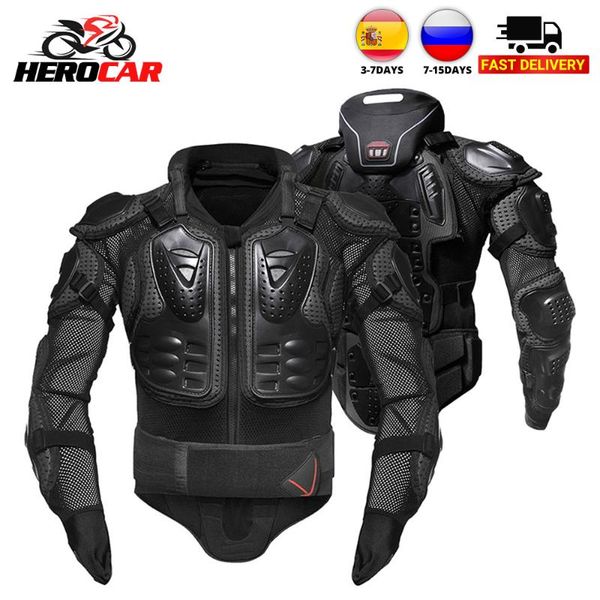 

motorcycle armor herobiker body protection moto racing protector jacket motocross neck s-5xl