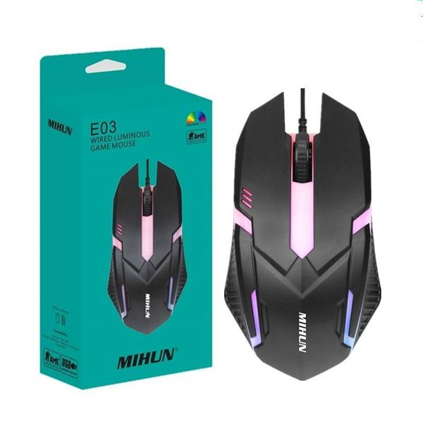 

mice computer universal usb illuminated wired mouse deskdiy installed notebook distribution home office