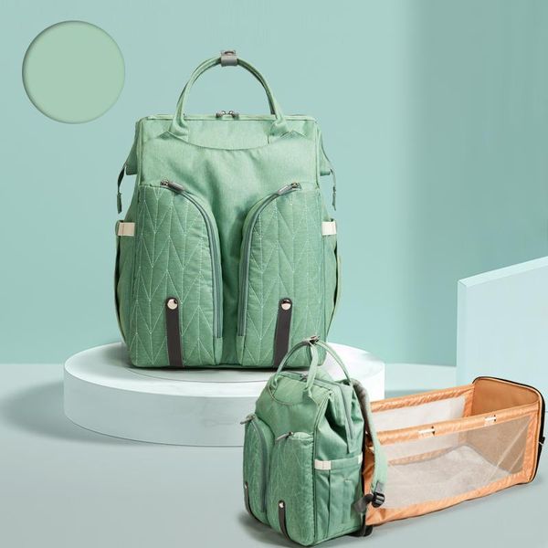 

diaper bags large capacity bag waterproof maternity care baby nappy wet travel backpack portable fold crib stylish