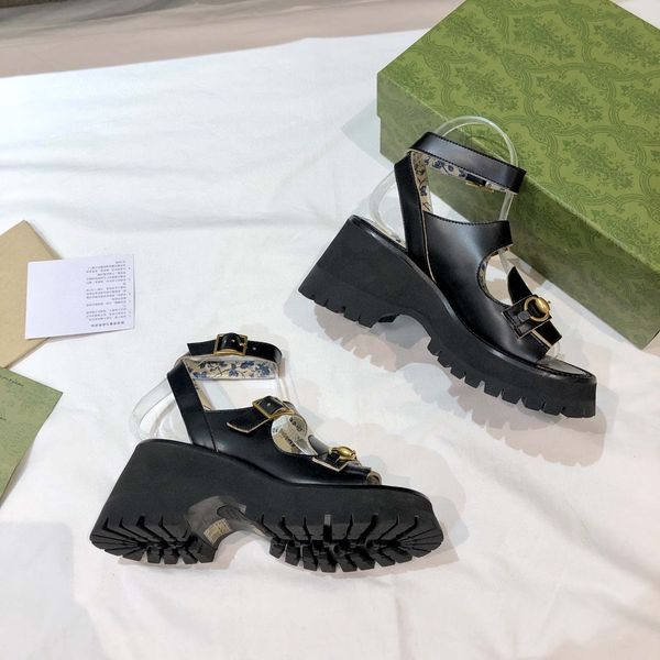 

2021 summer style roman winding sandals women's word belt heightening platform shoes cross strap high heels 8.5cm, Black