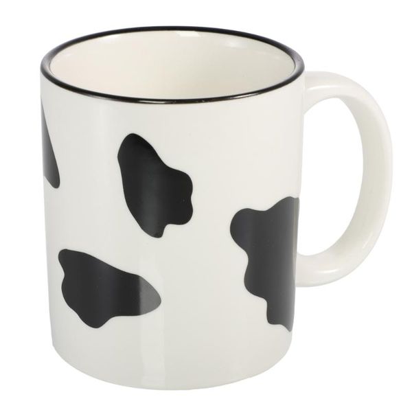 

mugs 1pc simple home coffee cup heat resistant mug ceramic water black white