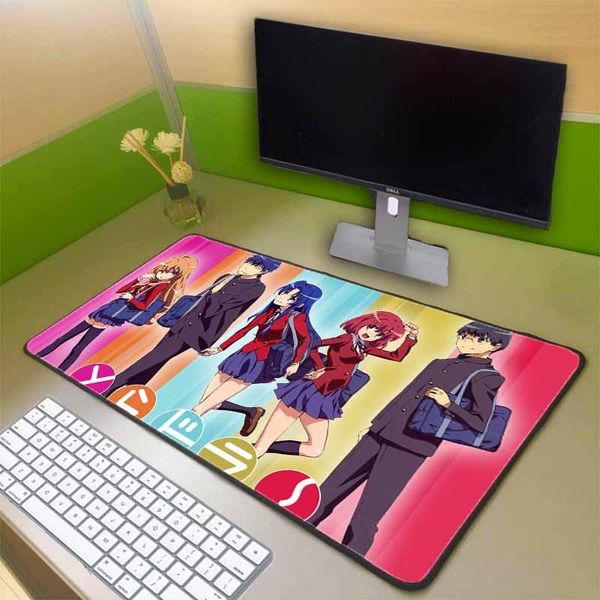 

mouse pads & wrist rests ordinary carpet pad anime rgb desk big gaming keyboard led light office computer game player mousepad