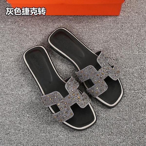 

slipper 2020 new h slippers ladies summer fashion outside wear outdozly, Black