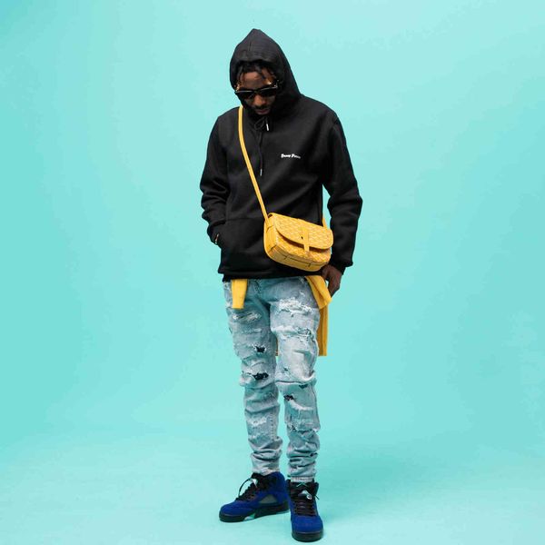 

off am high street trend worn out men's jeans casual slim pants fashion, Blue