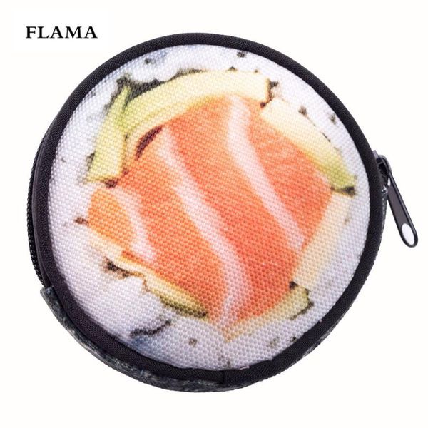 

coin purses circular printing women oxford cloth coins purse clutch zipper wallets card bags bolsas carteira feminina key bag, Red;black