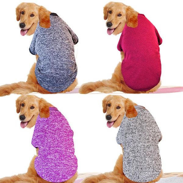 

dog apparel classic medium and large hoodies big sweater warm fleece pet clothes for gold retriever labrador german shepherd 3xl-9xl