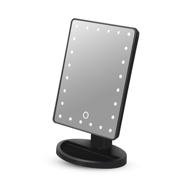 

compact mirrors 22 led lights touch screen makeup mirror table deskcounterbright adjustable batteries use tools