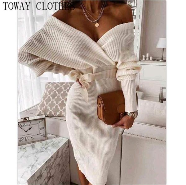 

casual dresses women wrap ribbed tied detail dress plain v-neck long sleeve cutout back midi, Black;gray