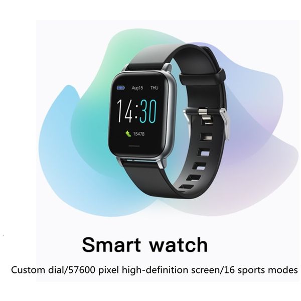 

the new ip68 waterproof bluetooth sports smart watch, heart rate sleep body temperature monitoring fitness pedometer watch