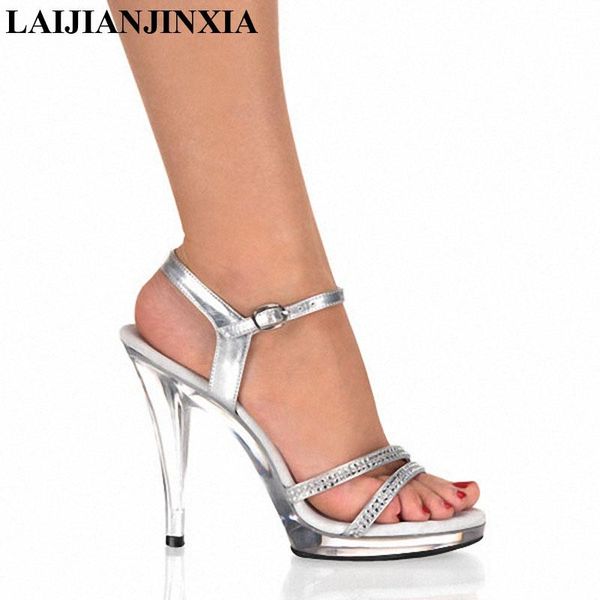 

women's shoes 13cm high-heeled night club pole dancing dance fashion thin heels sandals, Black