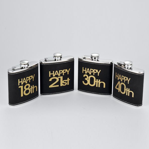 

flask flagon 6 oz prepuced stainless steel wine bottle bronzing exquisite russian