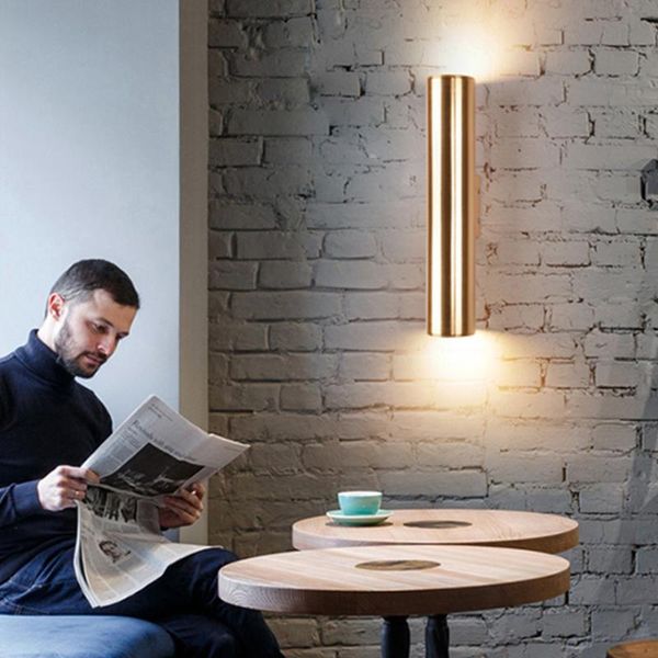 

wall lamp nordic art champagne gold el restuarant staircase light bedroom bedside aisle corridor