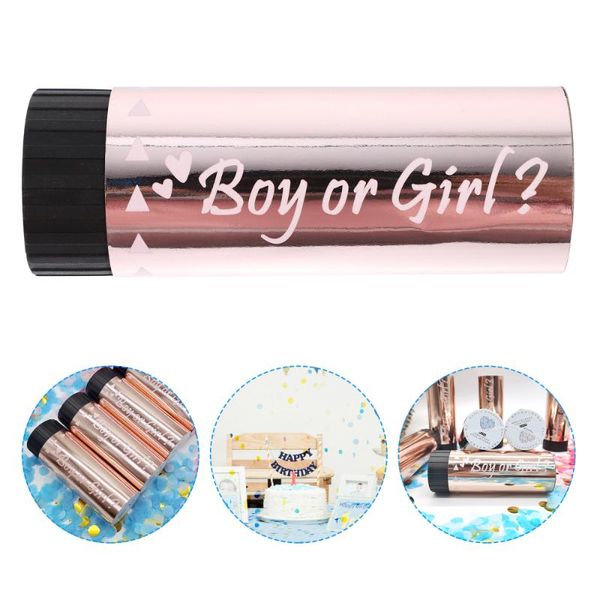 

party decoration 4pcs baby gender reveal confetti launcher cannon paper supplies